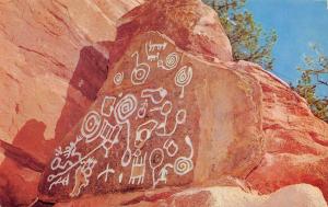 MANITOU SPRINGS, CO Colorado INDIAN PETROGLYPHS~Cliff Dwellings NATIVE AMERICANA