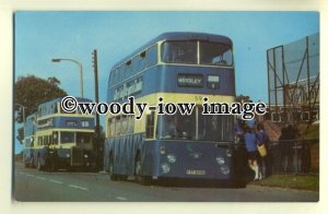 tm5489 - Ashton Under Lyne Corporation Bus no 59 to Mossley - postcard