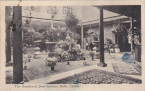 England London The New Exeter Hotel The Courtyard 1910