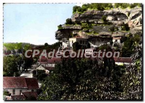 Modern Postcard Les Eyzies Vue Generale