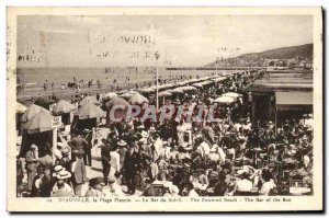 Old Postcard Deauville Beach Fleurie Le Bar du Soleil