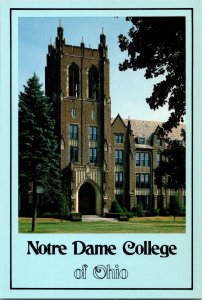Notre Dame College of Ohio Cleveland Postcard CE13