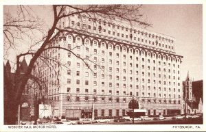 Pennsylvania Pittsburgh Webster Hall Motor Hotel