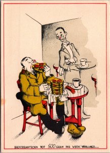 World War 2 Anti Nazi Hitler Comic Caricature WW2 Broodrantsoen Verlaagd BS20