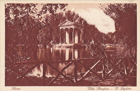 Italy Roma Rome Villa Borghese Il Laghetto