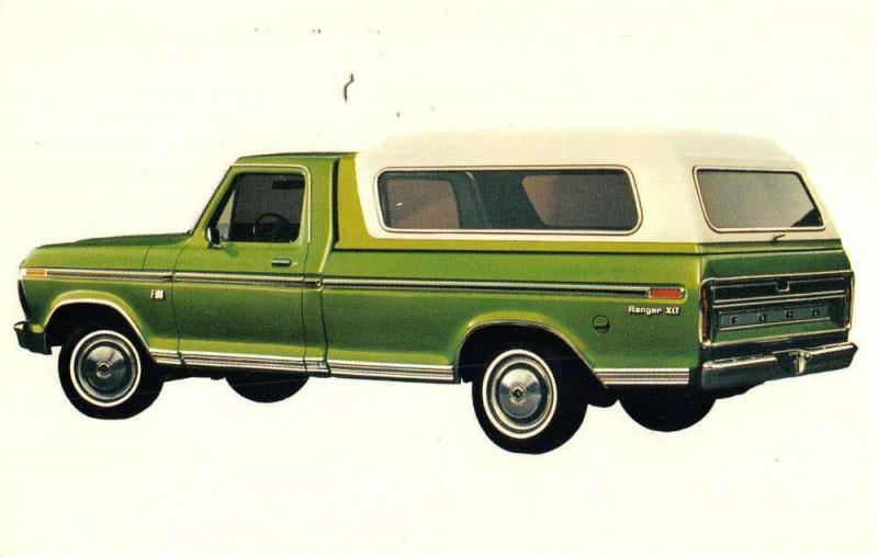 1974 Ford Pickup Sedan Ranger XLT Vintage Postcard K33695 