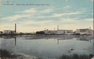 1915- Fall River, Massachusetts, General View, Mill District