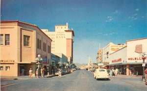 Tucson Arizona E Congress Street Automobiles Petley Manley Postcard 21-5179