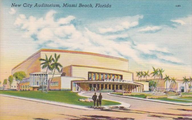 Flroida Miami Beach New City Auditorium