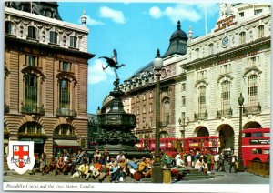 M-12261 Piccadilly Circus and the Eros Statue London England