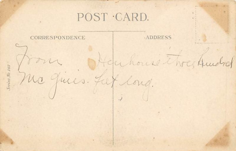 Risque Comic Writing on Back 