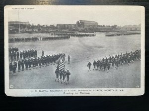 Vintage Postcard 1914-1918 U.S. Naval Training Station Hampton Roads Norfolk Va