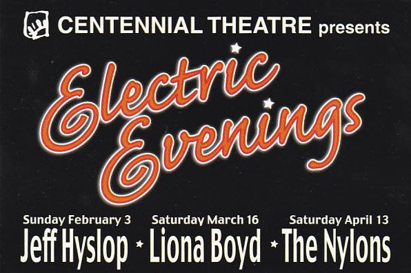 Centennial Theatre Presents Electric Evenings North Vancouver Canada
