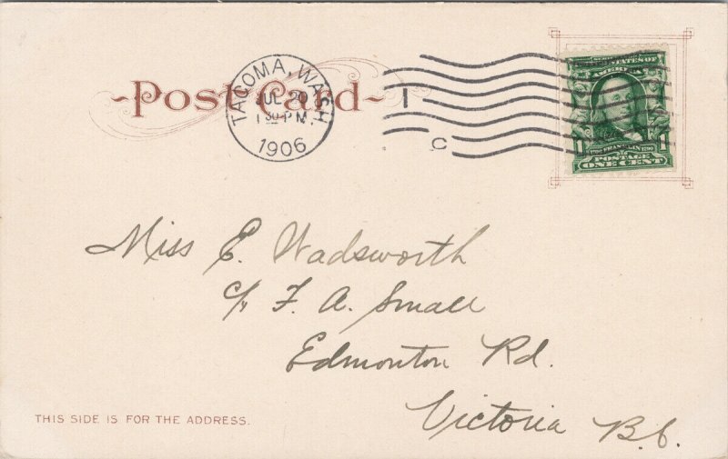 Tacoma WA Wright Park c1906 EP Charlton Postcard G21