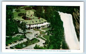 Hotel Kent House et Chutes Montmorency QUEBEC Canada Postcard