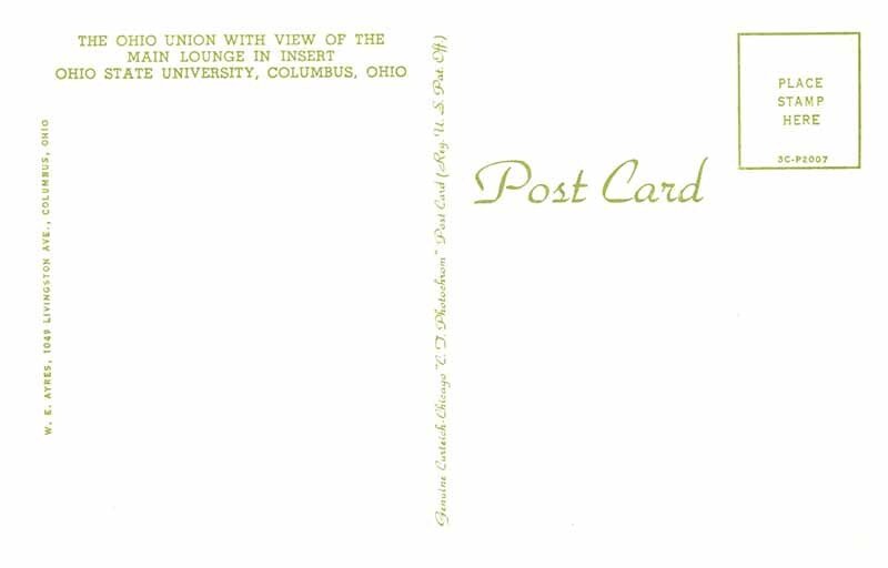 Postcard SCHOOL SCENE Columbus Ohio OH AQ2123