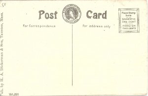 Postcard BOAT SCENE Plymouth Massachusetts MA AI3970