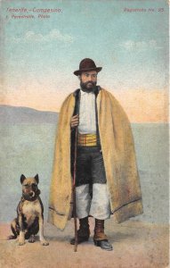 US25 canarias canary Spain Tenerife Campesino traditional costume and dog
