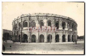 Postcard Old Nimes Les Arenes