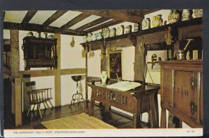 Warwickshire Postcard - The Dispensary, Hall's Croft, Stratford-Upon-Avon T6588