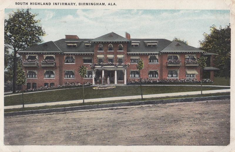 South Highland Infirmary Birmingham Alabama Postcard