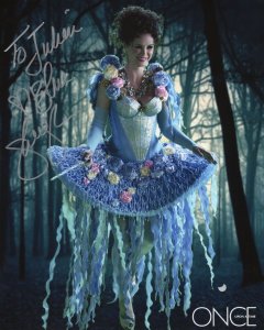 Keegan Connor Tracey Once Upon A Time Blue Fairy 10x8 Hand Signed Photo