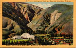California San Bernardino Arrowhead Springs Hotel and Spa 1955