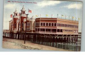 GALVESTON TX Bathing Pavilion c1910 Postcard