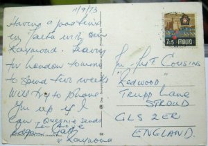 Malta Maltese Cab Karozzin - posted 1973