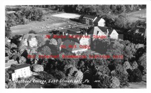 PA, East Stroudsburg, Pennsylvania, RPPC, Teachers College, Aerial, Photo