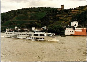 Mps De Zonnebloem op de Rijn Ship Vintage Postcard BS22