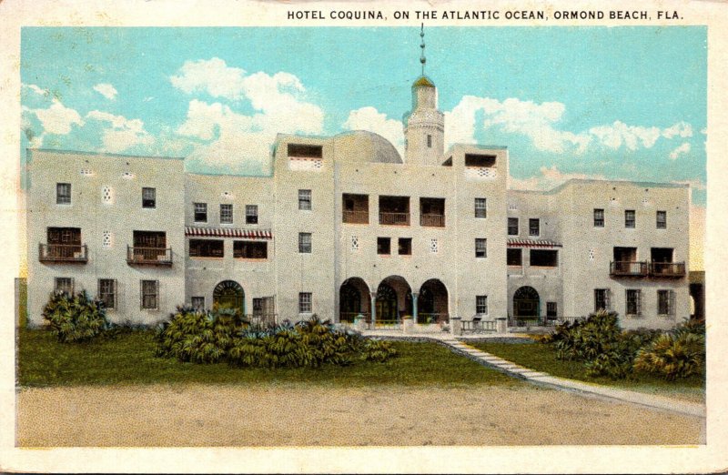 Florida Ormond Beach Hotel Coquina 1926 Curteich