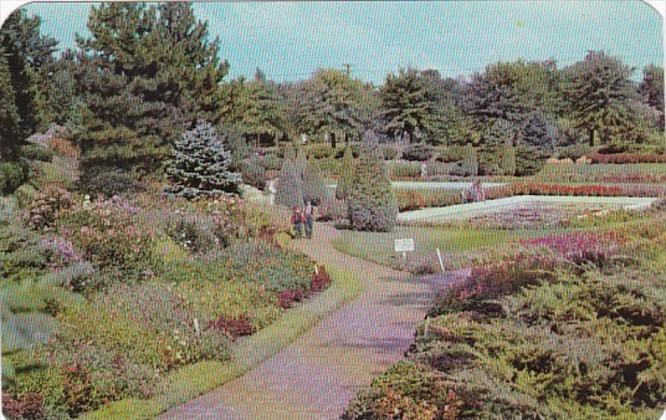 Nebraska Lincoln Sunken Gardens Hippostcard