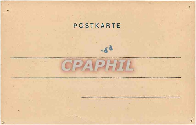 Old Postcard Paderborn Rathhaus