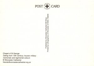 Worcestershire Postcard - Worcester Cathedral, Chapel of St George  RR22625