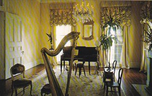 Louisiana White Castle Nottoway Plantation Music Room