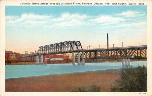 Douglas Street Bridge Missouri River Council Bluffs, Iowa  