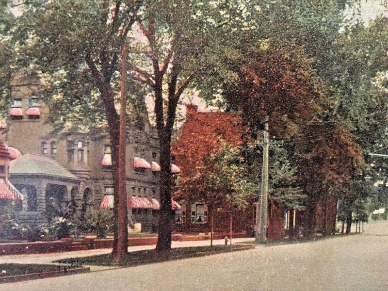 Postcard Antique View of   Ellis Residence, Union Square, Schenectady, NY  Y6