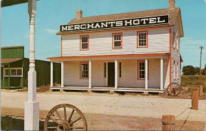 Old Abilene KS Kansas Merchants Hotel Unused Vintage Postcard F64