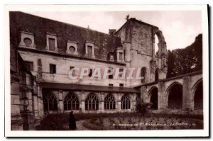 Postcard Abbey of St Wandrille Le Cloitre