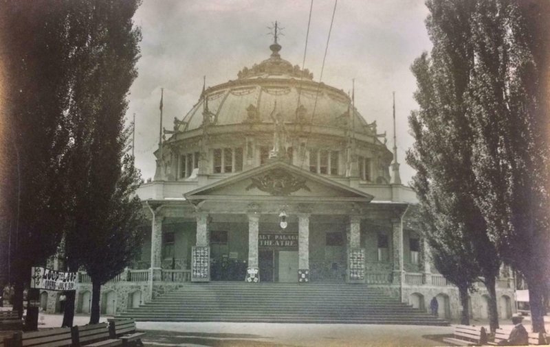 RPPC SALT PALACE THEATRE Salt Lake City, Utah Vaudeville 1908 Vintage Postcard