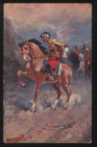 3100291 TURKEY HORSEMAN on HOT JAMPER by Popp Vintage PC