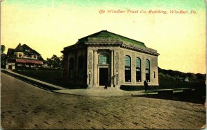 Windber Trust Company Building Pennsylvania PA 1913 DB Postcard