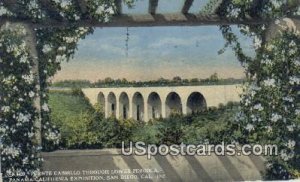Puente Cabrillo - San Diego, California CA Postcard