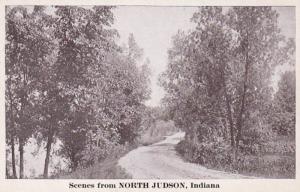 Indiana Road Scene From North Judson