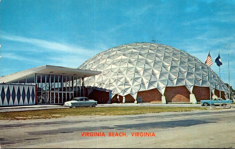 Virginia Virginia Beach First Aluminum Domed Convention Center 1960