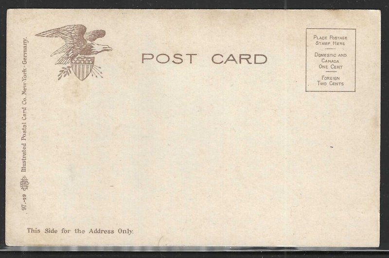 State House, Boston, Massachusetts, Very Early Postcard, Unused