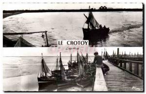 Postcard Modern Crotoy Boats