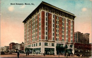 1913 Postcard Hotel Dempsey in Macon, Georgia