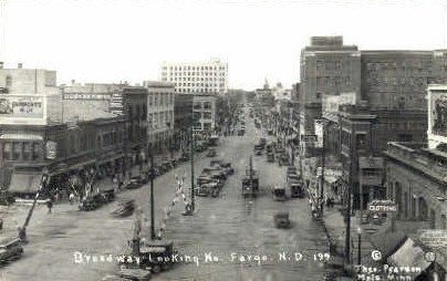 Broadway in Fargo, North Dakota